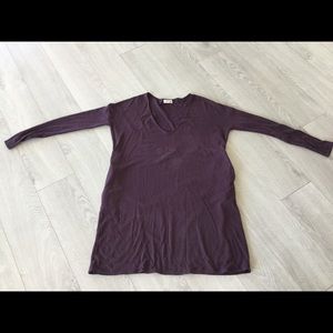 Wilfred free purple tunic / dress with pockets